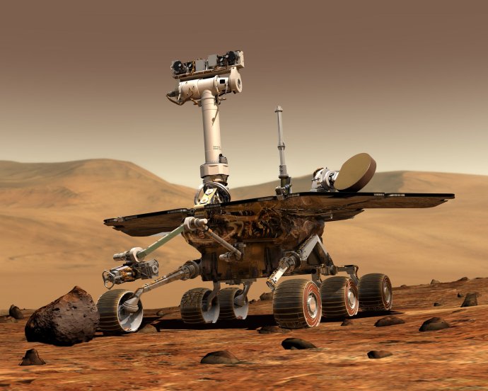 Rover Opportunity. Ilustrácia – NASA