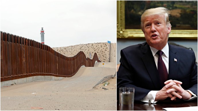 Donald Trump chce postaviť svoj múr aj napriek nesúhlasu kongresu. Foto - TASR/AP