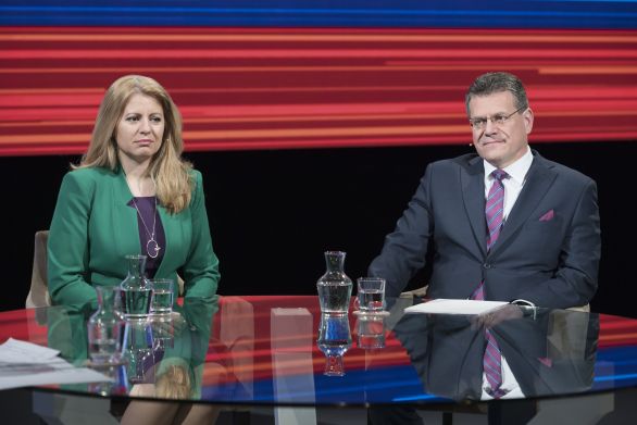 Výsledok vyhľadávania obrázkov pre dopyt caputova a sefcovic