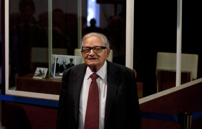Izraelský špión, ktorý uniesol Eichmanna z Argentíny. Rafi Ejtan (1926 - 2019). Foto - TASR/AP