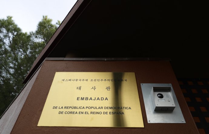 Severokórejská ambasáda v Madride. Foto – TASR/AP