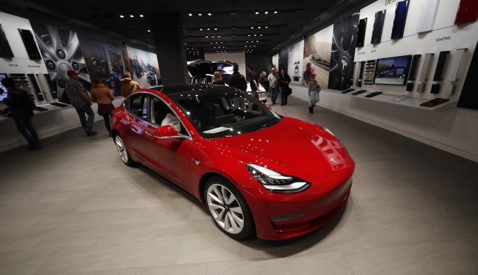 Tesla Model 3. Foto - AP