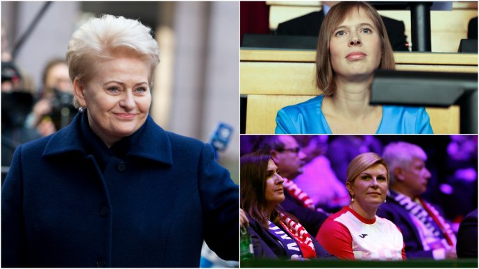 Dalia Grybauskaitėová, Kersti Kaljulaidová a Kolinda Grabarová-Kitarovićová. Foto - TASR/AP