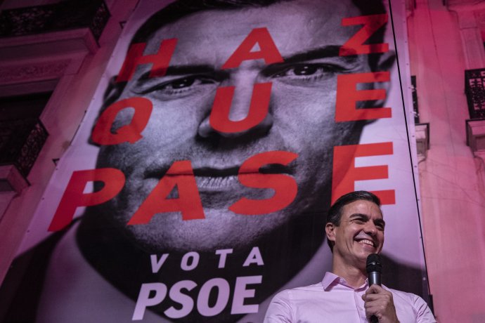 Španielsky premiér a líder Socialistickej robotníckej strany (PSOE) Pedro Sánchez. Foto - TASR
