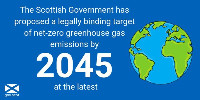 Škótske chce nulové emisie. Foto - Twitter/GreenerScotland