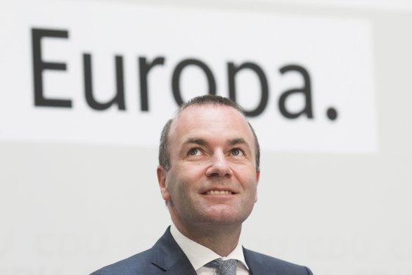 Kandidát ľudovcov na post predsedu Európskej komisie Manfred Weber. Foto - TASR/AP