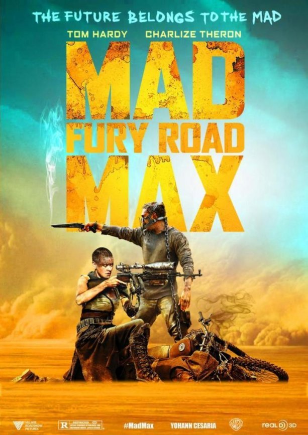 Plagát filmu Mad Max Fury Road, ktorý vyvolal diskusiu o ekológii.
