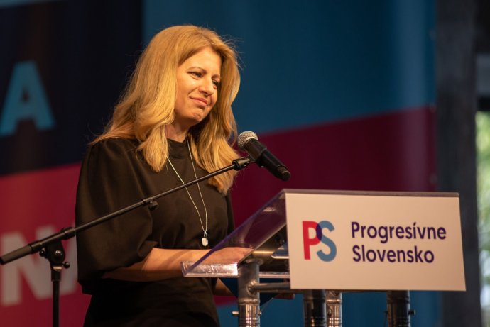 Zuzana Čaputová na sneme PS. Foto - Progresívne Slovensko