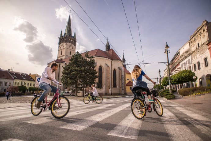 V Prešove rozbehli požičiavanie bicyklov za dobré skutky. Foto – Bicykluj za dobré skutky