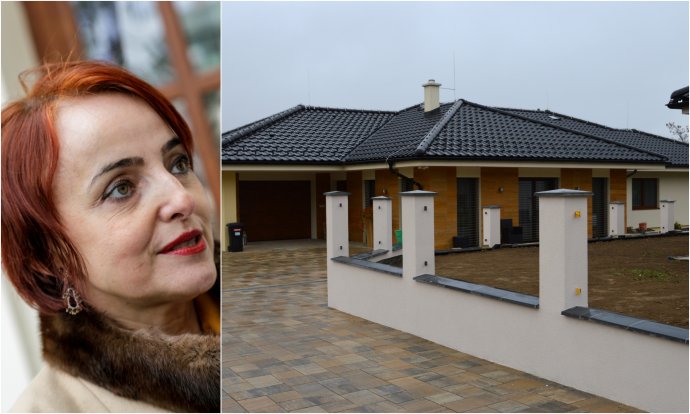Katarína Macháčková a jej dom v Prievidzi. Foto - TASR, N - Daniel Vražda