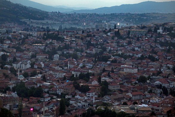 Sarajevo večer. Foto N – Andrej Bán