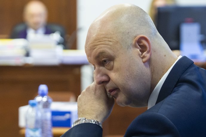 Pavol Rusko na súde v Pezinku 22. júla 2019. Foto - TASR