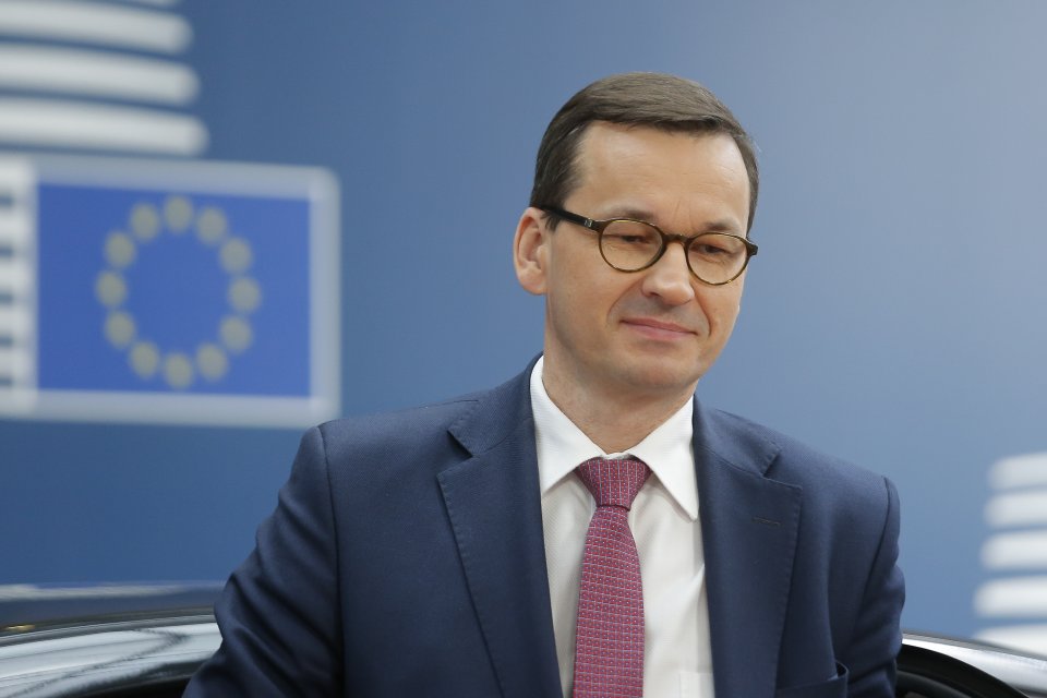 Mateusz Morawiecki lengyel kormányfő. Fotó - TASR/AP