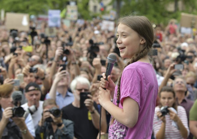Greta Thunbergová. Foto - TASR/AP