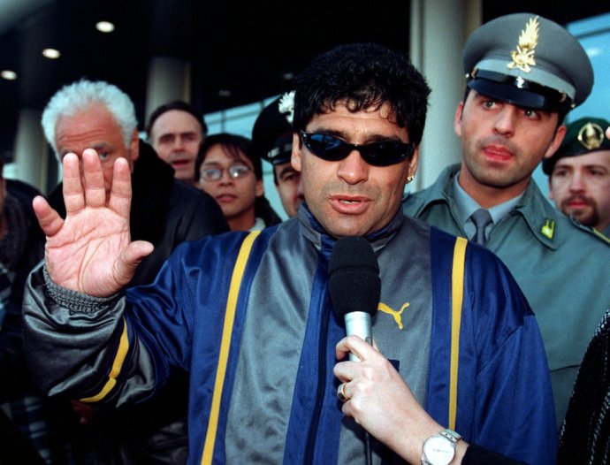 Maradona v roku 1999. Foto – TASR/AP