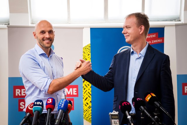 Michal Truban a Miroslav Beblavý. Foto N - Vladimír Šimíček