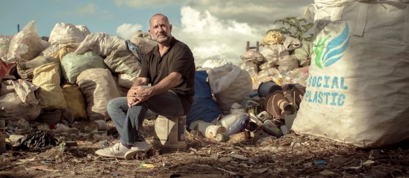 David Katz na Haiti. Foto – The Plastic Bank