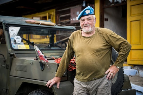 Bál som sa, aby som ako prvý slovenský veliteľ nepriviezol mŕtveho vojaka, hovorí Ladislav Krupa. Foto N - Vladimír Šimíček