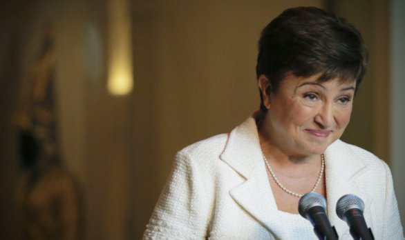 Kandidátka EÚ na post šéfky MMF - Kristalina Georgievová. Prvý raz sa vôbec niekto z východnej Európy dostal k takej funkcii. Foto - TASR/AP