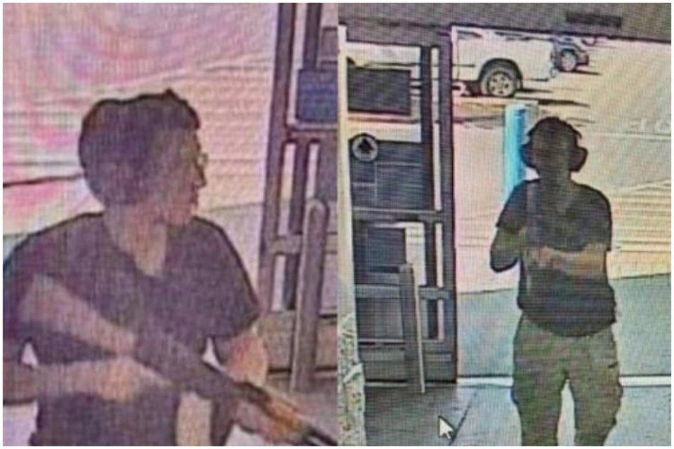 Zábery na útočníka z bezpečnostných kamier vo Walmarte