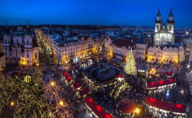 Ilustračný obrázok- Pražské vianočné trhy (zdroj: www.pragueexperience.com)