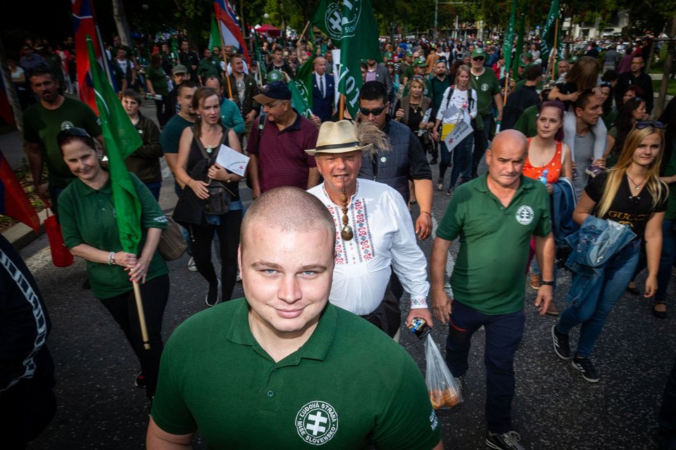Milan Mazurek na pochode za život. Foto N - Tomáš Benedikovič