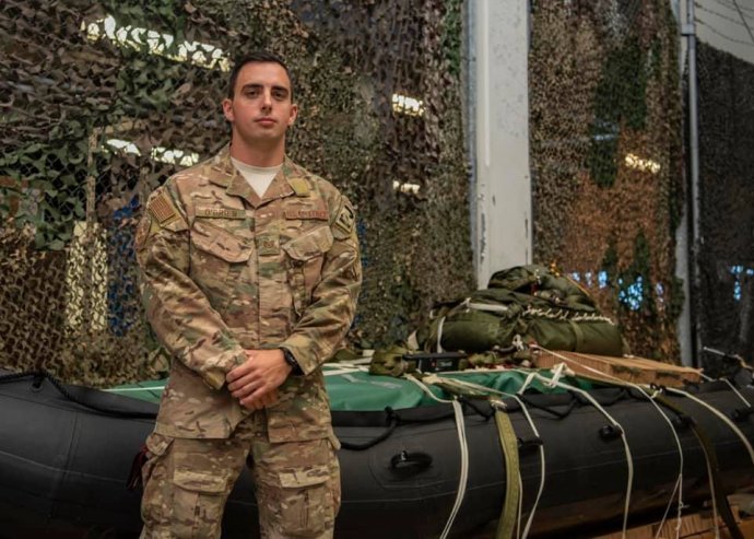 Americký vojak Kenneth O’Brien. Foto - Facebook/AFSOC Commander
