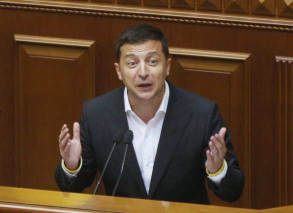 Ukrajinský prezident Volodymyr Zelenskyj. Foto - TASR/AP