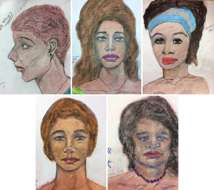 Little nakreslil tváre žien, ktoré zabil pred desaťročiami. Foto - FBI