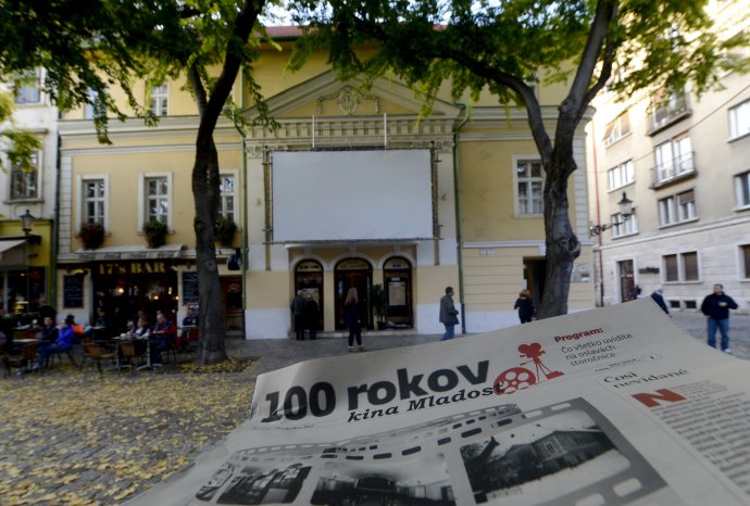 Kino Mladosť v roku 2013 oslávilo 100 rokov existencie. Foto - TASR