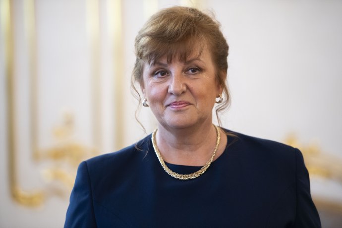 Jarmila Urbancová pri menovaní do funkcie podpredsedníčky Najvyššieho súdu. Foto – TASR