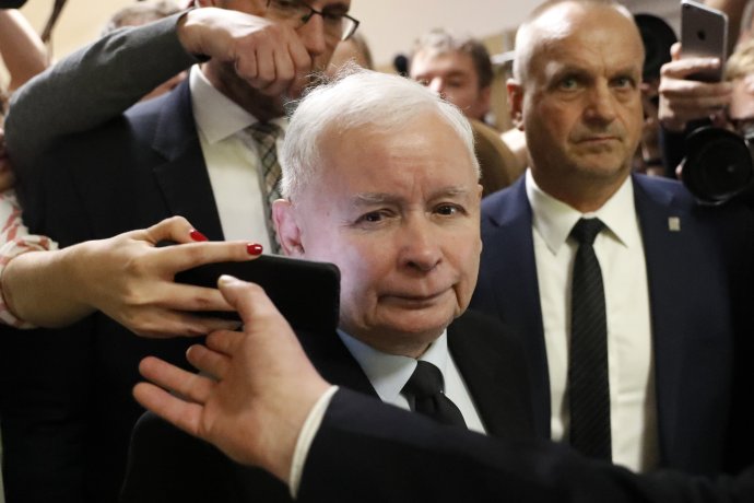 Líder PiS Jaroslaw Kaczyński. Foto - TASR/AP
