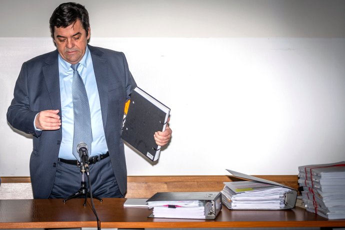 Marian Kočner pred súdom v kauze zmenky. Foto N - Tomáš Benedikovič