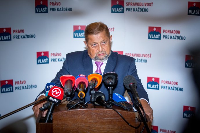 Štefan Harabin v októbri oznámil, že ide do parlamentných volieb ako líder novej strany Vlasť. Foto N - Tomáš Benedikovič