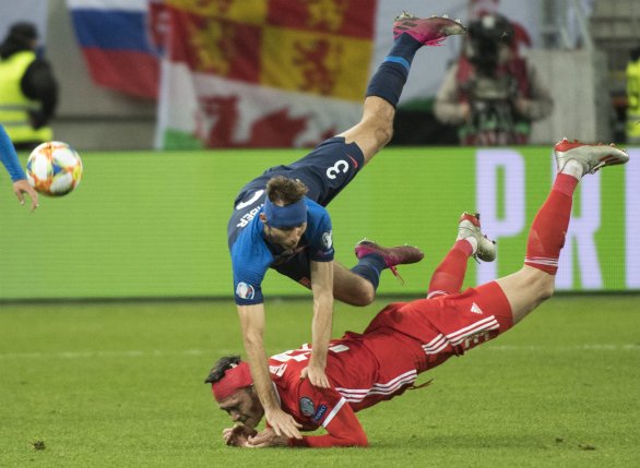 Gyömbér v jednom z mnohých súbojov s Moorom. Foto - TASR