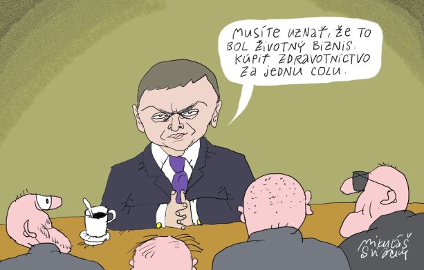 Kresba Mikuláš Sliacky, SME