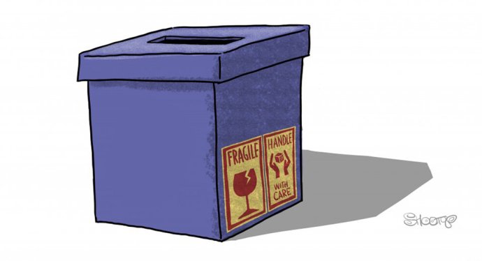 Volebná zásielka (ilustračný obrázok). Autor - Shooty