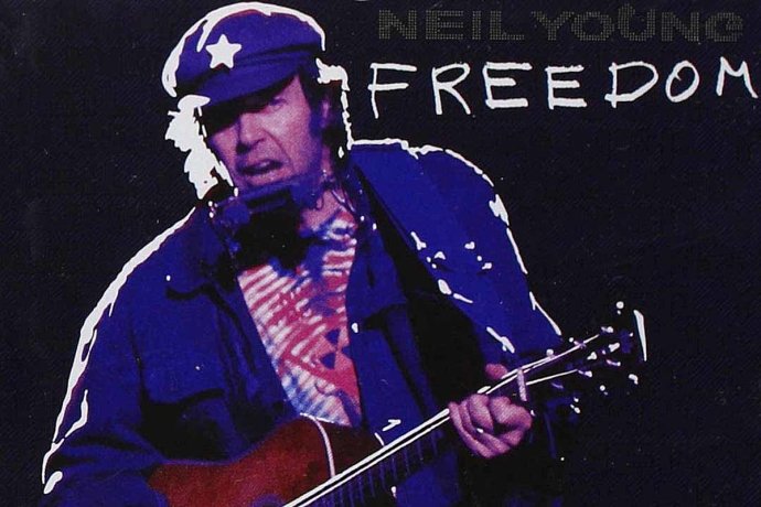 Obal platne Neila Younga - Freedom. Foto - Reprise