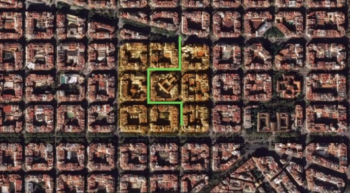 V Barcelone by mali vzniknúť obytné bloky uzavreté pre autá. Foto - BBC