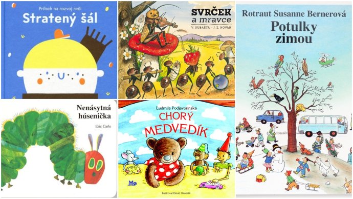 Detské knihy pre najmenších.