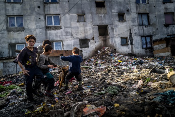 Mestské geto v Trebišove. Foto N – Vladimír Šimíček