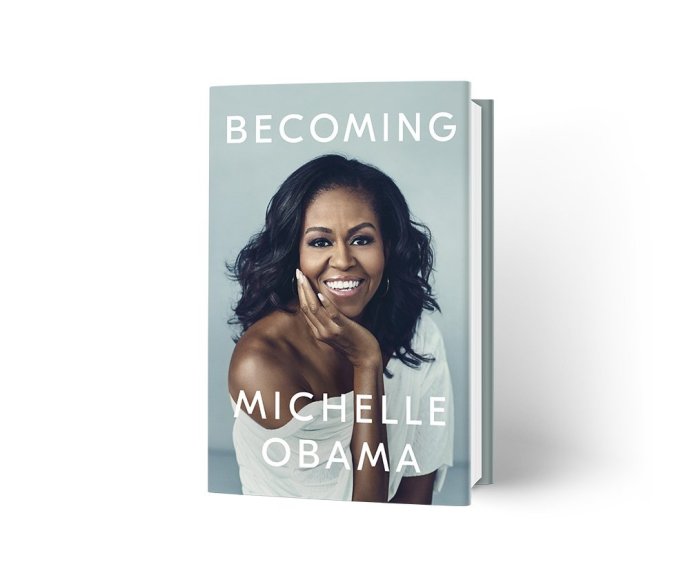 Kniha Michelle Obamovej Becoming (Môj príbeh). Foto – Twitter M. O.