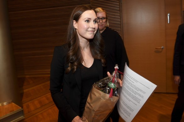 Sanna Marinová. Foto - TASR/AP