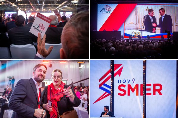 Nové logo, staré tváre. Smer mal slávnostný snem bez Fica (fotogaléria)