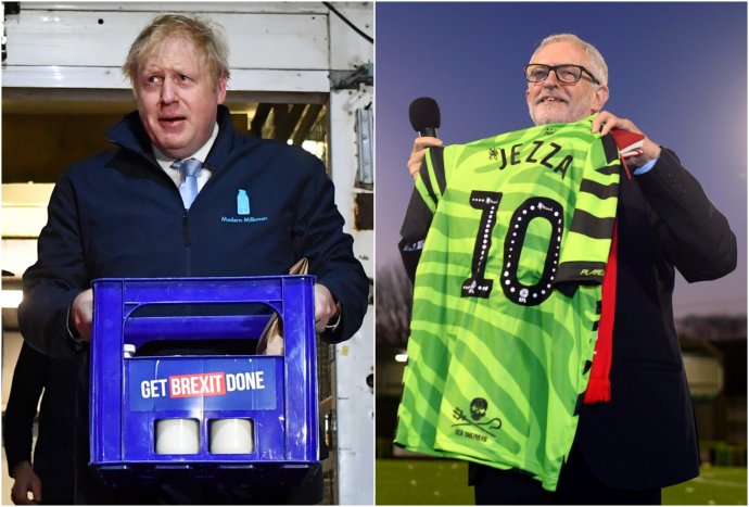 Boris Johnson (vľavo) aj Jeremy Corbyn patria k neobľúbeným politikom. Foto - tasr/ap
