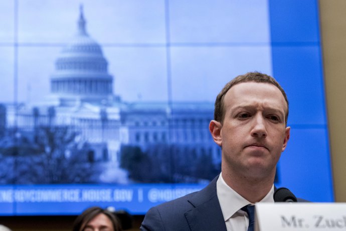 Riaditeľ Facebooku Mark Zuckerberg. Foto – TASR/AP