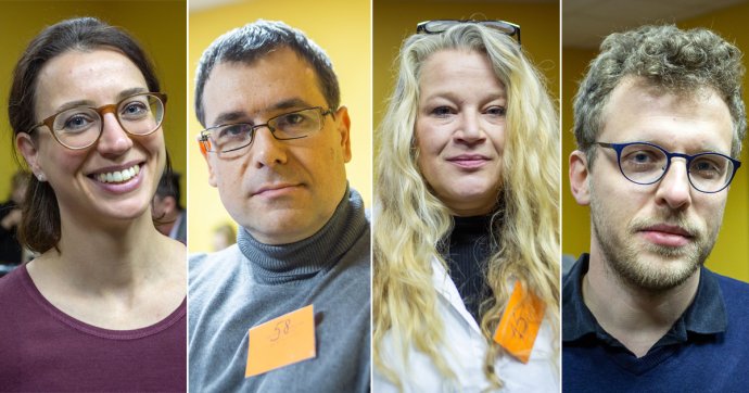 Novinári Viktoria Grossmann, Gašper Lubej, Iva Svobodová, Jean-Baptiste Chastand prišli na Slovensko kvôli súdnemu pojednávaniu k vražde Jána Kuciaka.