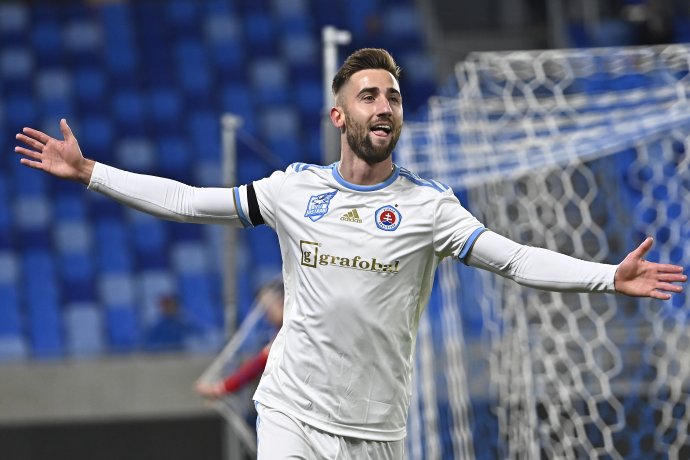 Andraž Šporar sa na jeseň stal druhým najlepším strelcom skupinovej fázy Európskej ligy. Foto - tasr