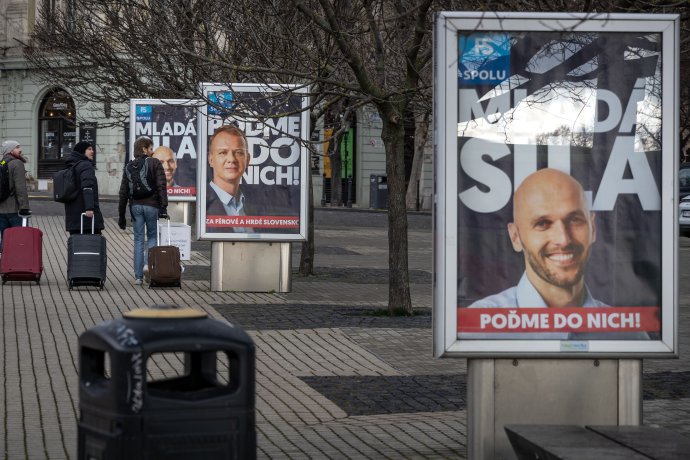 Kampaň pred voľbami. Foto N - Tomáš Benedikovič