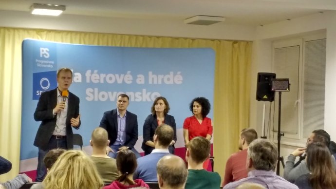 Predvolebný míting PS/Spolu v Dunajskej Strede. Foto N - Peter Morvay